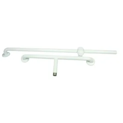AKW T-Shape White Epoxy Coated Grab Rail - 1100 X 300 X 300mm