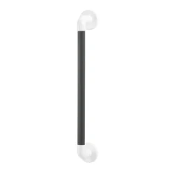 AKW 1400 Series Mid-Grey Straight Plastic Grab Rail