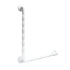 AKW 1600 Series White 90° Natural Grip Plastic Grab Rail -Espaces Bain Shop 01630wh l
