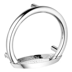 Keuco Round Grab Bar With Integrated Soap Dish - Chrome