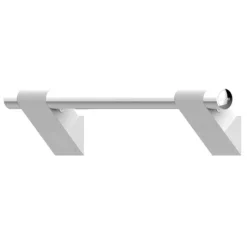 AKW Onyx 45 Duo White Grab Rail -Espaces Bain Shop 11815ls l