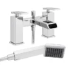Flare Modern Bath Shower Mixer Tap + Shower Kit 2 Flare Modern Bath Shower Mixer Tap + Shower Kit -Espaces Bain Shop 1250cr d1