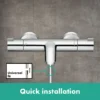 Hansgrohe Ecostat 1001 CL Thermostatic Exposed Bath Shower Mixer