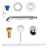 Grohe Essence Wall Mounted Basin Mixer Tap - Chrome -Espaces Bain Shop 19408001 d4