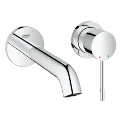 Grohe Essence Wall Mounted Basin Mixer Tap - Chrome -Espaces Bain Shop 19408001 l