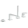 Grohe Eurocube 4-Hole Single Lever Bath Combination -Espaces Bain Shop 19897000 l