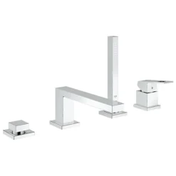 Grohe Eurocube 4-Hole Single Lever Bath Combination