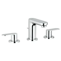 Grohe Eurosmart Cosmopolitan 3-Hole Basin Mixer With Pop-up Waste -Espaces Bain Shop 20187000 l