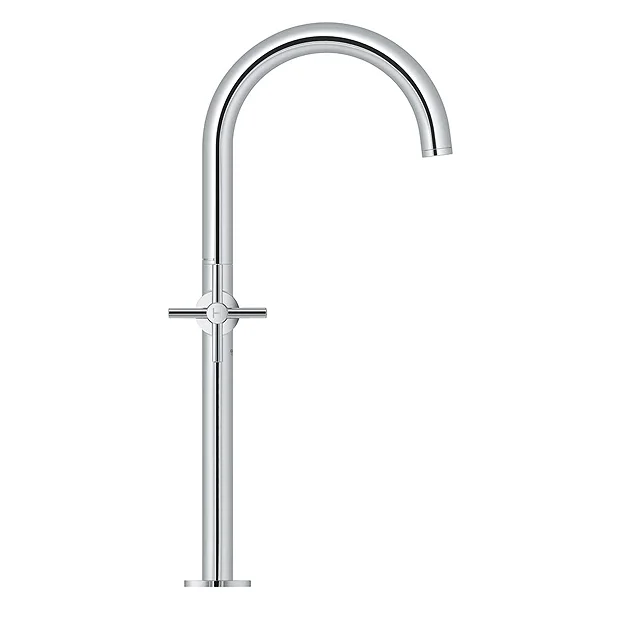 Grohe Atrio Crosshead XL-Size Mono Basin Mixer With Click Clack Waste - Chrome 3 Grohe Atrio Crosshead XL-Size Mono Basin Mixer With Click Clack Waste - Chrome