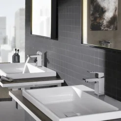 Grohe Eurocube S-Size Mono Basin Mixer With Pop-up Waste -Espaces Bain Shop 23127000 d4