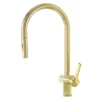 JTP Vos Brushed Brass Single Lever Kitchen Sink Mixer With Pull Out Spray -Espaces Bain Shop 23127bbr d2