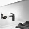 Grohe Matt Black Eurosmart Cosmopolitan Mono Basin Mixer With Pop-up Waste -Espaces Bain Shop 23325kw0 d1