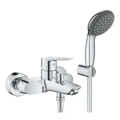 Grohe QuickFix Start Wall Mounted Bath Shower Mixer And Kit -Espaces Bain Shop 23413002 l