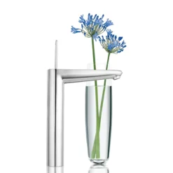 Grohe Eurodisc Joy Tall Mono Basin Mixer - Chrome -Espaces Bain Shop 23428000 d1
