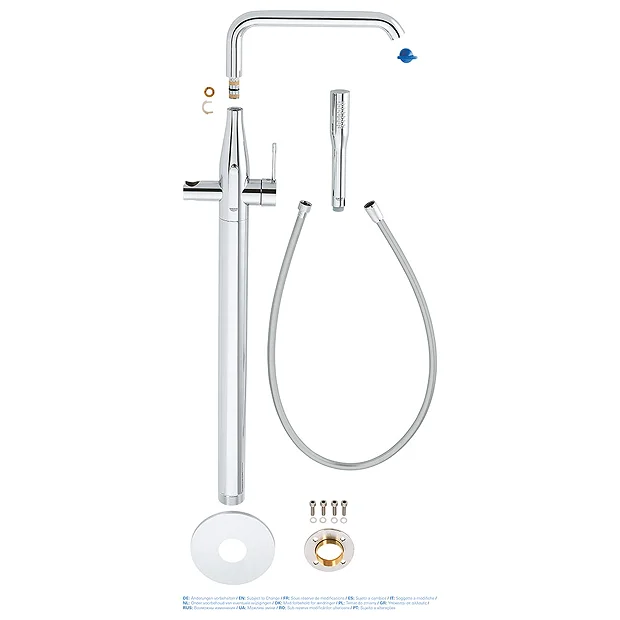 Grohe Essence Floor Mounted Bath Shower Mixer - Chrome 6 Grohe Essence Floor Mounted Bath Shower Mixer - Chrome - Image 4