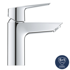 Grohe QuickFix Start SilkMove ES S-Size Mono Basin Mixer With Push-Open Waste -Espaces Bain Shop 23551002 d1 1