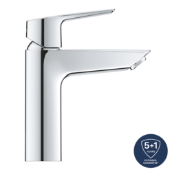 Grohe QuickFix Start SilkMove ES M-Size Mono Basin Mixer With Push-Open Waste 10 Grohe QuickFix Start SilkMove ES M-Size Mono Basin Mixer With Push-Open Waste -Espaces Bain Shop 23746002 d1 1