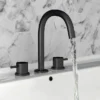 JTP Vos Matt Black 3 Hole Deck Mounted Basin Mixer -Espaces Bain Shop 28193mb d2