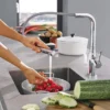 Grohe Essence Kitchen Sink Mixer With Pull Out Spray - Chrome -Espaces Bain Shop 30270000 d7