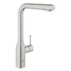 Grohe Essence Kitchen Sink Mixer With Pull Out Spray - SuperSteel -Espaces Bain Shop 30270dc0 l
