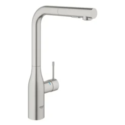 Grohe Essence Kitchen Sink Mixer With Pull Out Spray - SuperSteel
