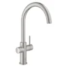 Grohe RED Duo Instant Boiling Water Kitchen Tap And L Size Boiler - SuperSteel -Espaces Bain Shop 30328dc1 d1