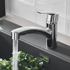 Grohe QuickFix Start Single Lever Kitchen Sink Mixer With Pull Out Spray - Chrome 7 Grohe QuickFix Start Single Lever Kitchen Sink Mixer With Pull Out Spray - Chrome -Espaces Bain Shop 30531001 d21