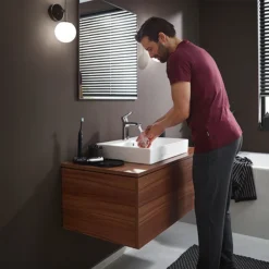 Hansgrohe Metris Single Lever Basin Mixer 110 With Pop-up Waste -Espaces Bain Shop 31080000ai1