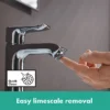 Hansgrohe Metris Single Lever Basin Mixer 110 With Pop-up Waste -Espaces Bain Shop 31080000ai6