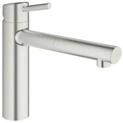 Grohe Concetto Kitchen Sink Mixer With Pull Out Spray - SuperSteel