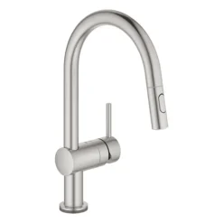 Grohe Minta Touch Electronic Kitchen Sink Mixer With Pull Out Spray - SuperSteel -Espaces Bain Shop 31358dc2 l