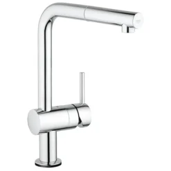 Grohe Minta Touch Electronic Kitchen Sink Mixer With Pull Out Spray - Chrome -Espaces Bain Shop 31360001 l