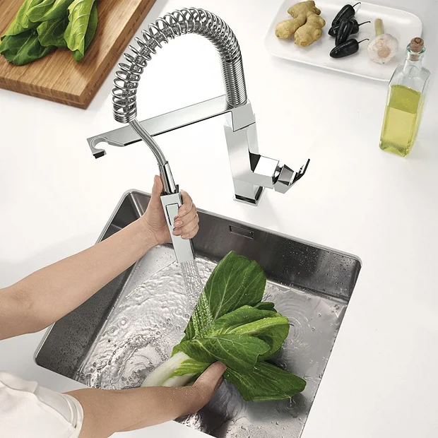Grohe Eurocube Professional Kitchen Sink Mixer - Chrome 6 Grohe Eurocube Professional Kitchen Sink Mixer - Chrome - Image 4