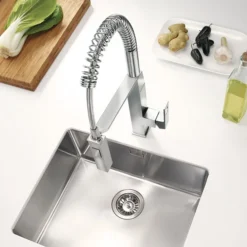 Grohe Eurocube Professional Kitchen Sink Mixer - SuperSteel -Espaces Bain Shop 31395dc0 d1