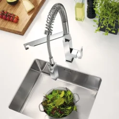 Grohe Eurocube Professional Kitchen Sink Mixer - SuperSteel -Espaces Bain Shop 31395dc0 d2