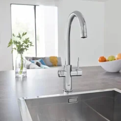 Grohe C-Spout Blue Home Duo Starter Kit - Chrome -Espaces Bain Shop 31455000 d4