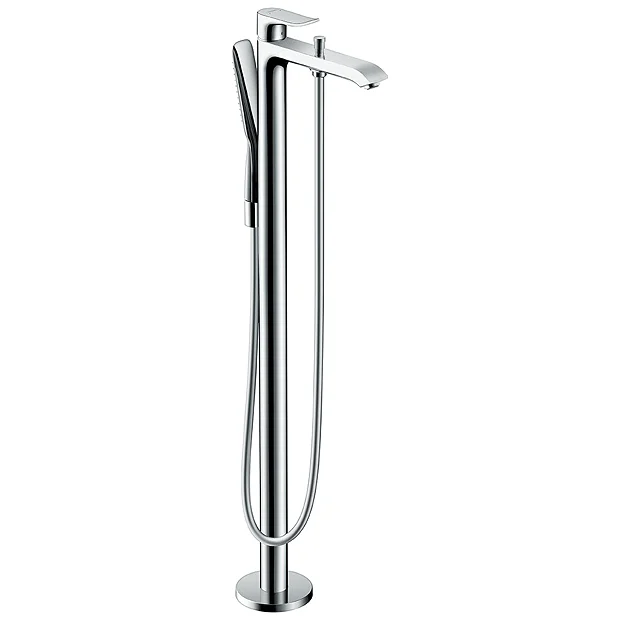 Hansgrohe Metris Floor Standing Single Lever Bath Shower Mixer 3 Hansgrohe Metris Floor Standing Single Lever Bath Shower Mixer