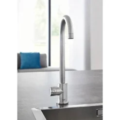 Grohe High C-Spout Mono Blue Home Starter Kit - Stainless Steel -Espaces Bain Shop 31498000 d2
