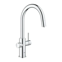 Grohe Blue Home Duo Starter Kit C-Spout With Pull-Out Spray - Chrome -Espaces Bain Shop 31541000 d1