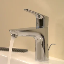 Hansgrohe Focus Single Lever Basin Mixer 100 With Pop-up Waste -Espaces Bain Shop 31607000 d3