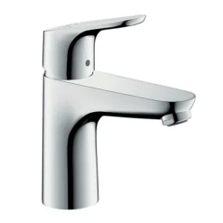 Hansgrohe Focus Single Lever Basin Mixer 100 With Pop-up Waste -Espaces Bain Shop 31607000 l