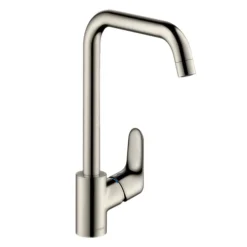 Hansgrohe Focus M41 Single Lever Kitchen Mixer 260 - Stainless Steel