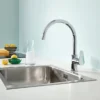 Grohe QuickFix Start Edge Single Lever Kitchen Sink Mixer -Espaces Bain Shop 31866000 d2