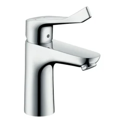 Hansgrohe Focus Care Single Lever Basin Mixer 100 With Pop-up Waste