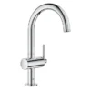Grohe Atrio Single Lever L-Size Mono Basin Mixer With Click Clack Waste - Chrome -Espaces Bain Shop 32042003 l