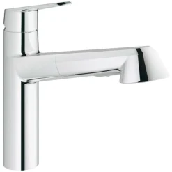 Grohe Eurodisc Cosmopolitan Kitchen Sink Mixer With Pull Out Spray -Espaces Bain Shop 32257002 l