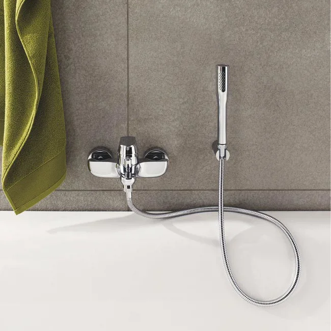 Grohe Eurosmart Cosmopolitan Wall Mounted Bath Shower Mixer 3 Grohe Eurosmart Cosmopolitan Wall Mounted Bath Shower Mixer