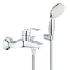 Grohe Eurosmart Wall Mounted Bath Shower Mixer And Kit -Espaces Bain Shop 3330220a l