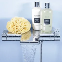 Grohe Grohtherm 2000 Wall Mounted Thermostatic Bath Shower Mixer -Espaces Bain Shop 34464001 d3