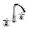 Roca Loft Chrome Deck Mounted 3 Hole Basin Mixer & Pop-up Waste -Espaces Bain Shop 5a4443c00 l